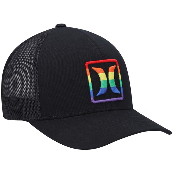 Hurley Pride Icon Trucker Snapback Hat - Picture 2 of 7